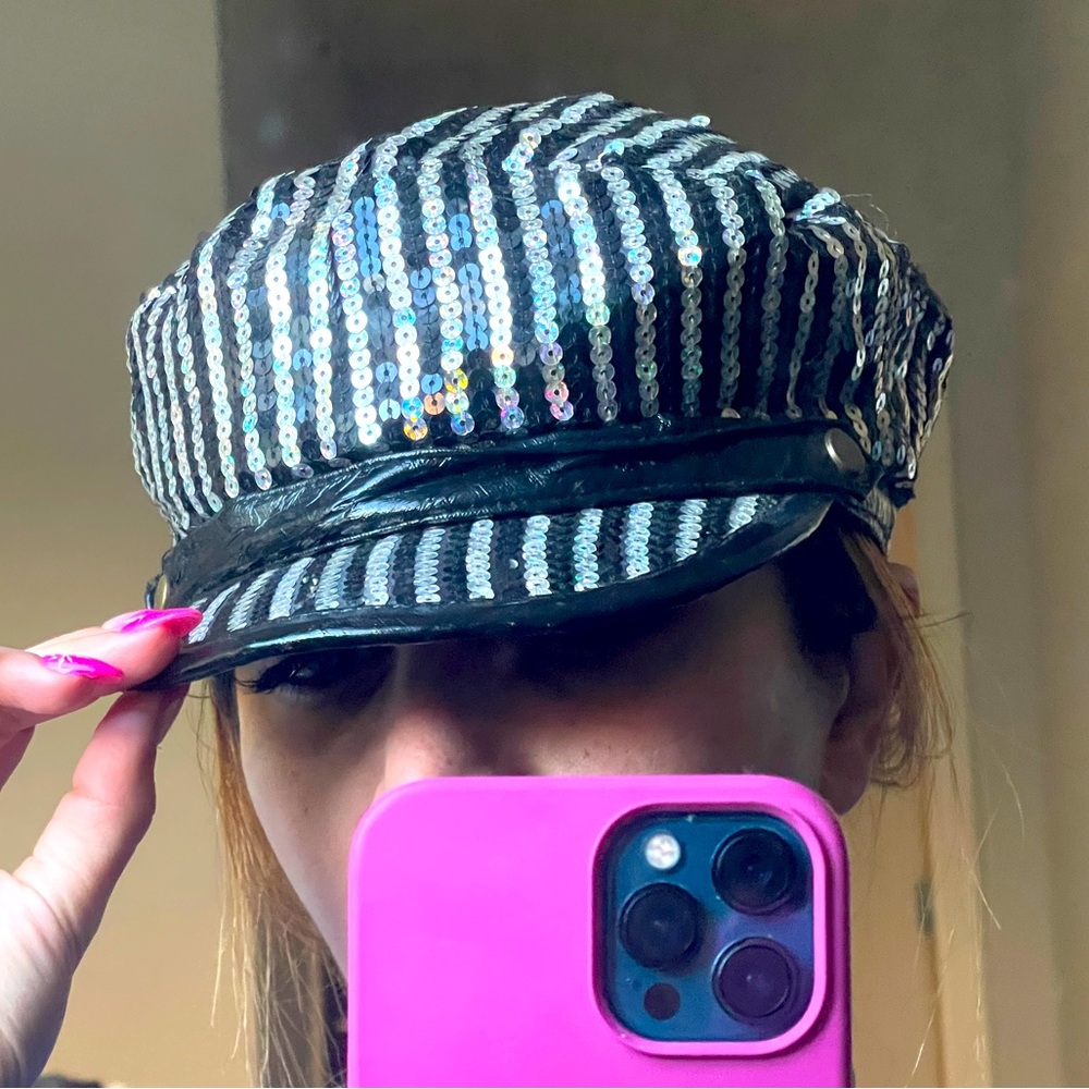 Embellished Newsboy Hat